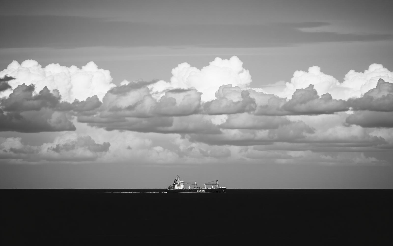 Vessel at sea